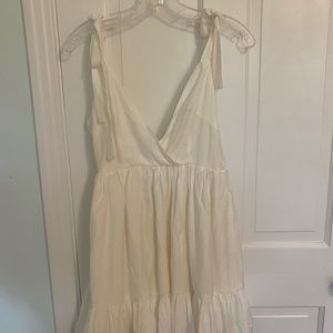 Hello Molly ruffle dress with the cutest ties!